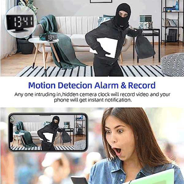 ساعت رومیزی دوربین دار | ساعت رومیزی سیمکارتی 12 مگاپیکسل | ساعت دوربین دار | ساعت دوربیندار | دوربین مخفی | دوربین جاسوسی