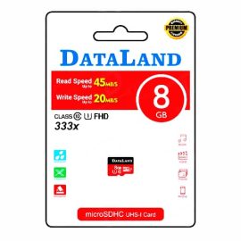 کارت حافظه 8 گیگابایت DataLand | کارت حافظه 8 گیگ | کارت حافظه 8 گیگابایت | 8 گیگ | 8 GB | 8GB Micro SD | کارت حافظه | کارت حافظه میکرو اس دی | میکرو اس دی | MICRO SD | Micro-SD | حافظه مخصوص دوربین | میکرو اس دی ویژه دوربین