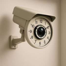 ساعت دیواری نظارتی